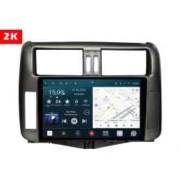 Штатная магнитола Redpower 2K 75065G Hi-Fi для Toyota Land Cruiser Prado 150 2009-2013 cерая на Android 10.0