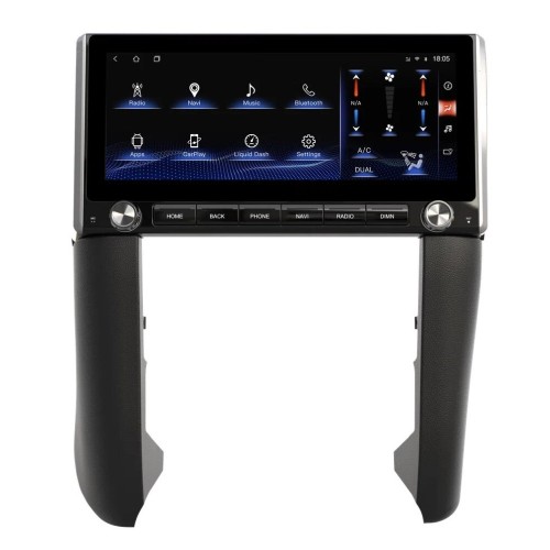 Штатная магнитола CarMedia ZH-T1221 для Toyota Fortuner 2015-2025 на Android 12.0