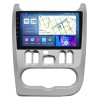 Автомагнитола Parafar для Renault Logan/ Sandero 2009-2016 серебро на Android 11.0 (PF175SUHD)