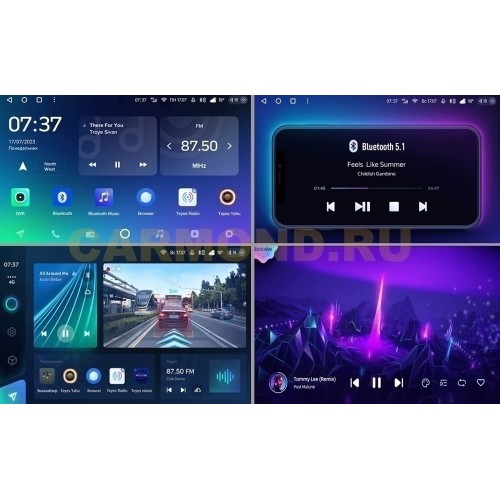 Штатная магнитола Teyes CC3 2K 4/64 ГБ для Hyundai Tucson IV 2020-2024 на Android 10.0