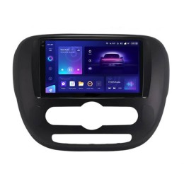 Штатная магнитола Teyes CC3 2K 6/128 ГБ для KIA Soul II 2013-2019 климат (цвет рамки - черный матовый)  на Android 10.0
