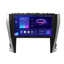 Штатная магнитола Teyes CC3 2K 4/64 ГБ для Toyota Camry V55 2014-2018 Серебристо-черная рамка на Android 10.0