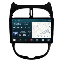 Штатная магнитола Redpower Slim 2K 71409 для Peugeot 206 1998 - 2012 на Android 10.0