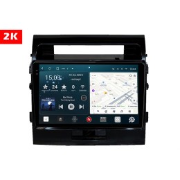 Штатная магнитола Redpower Slim 2K 71200M для Toyota Land Cruiser 200 2007-2015 матовая на Android 10.0
