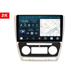 Штатная магнитола Redpower Slim 2K 71005 для Skoda Octavia II (A5) 2004-2013 с климат-контролем на Android 10.0