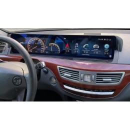 Штатная магнитола 8/128 ГБ RDL-7121 NEW для Mercedes-Benz S-класс (W221) 2005-2013 + приборная панель на Android 13.0