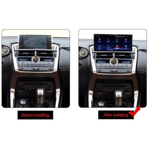Штатная магнитола CarMedia BNR-16NXQ для Lexus NX 2016-2018 на Android 10.0