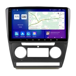 Автомагнитола Parafar для Skoda Octavia A5 (2004-2013) черная (экран 2K) на Android 11.0 (PF005BU2K)