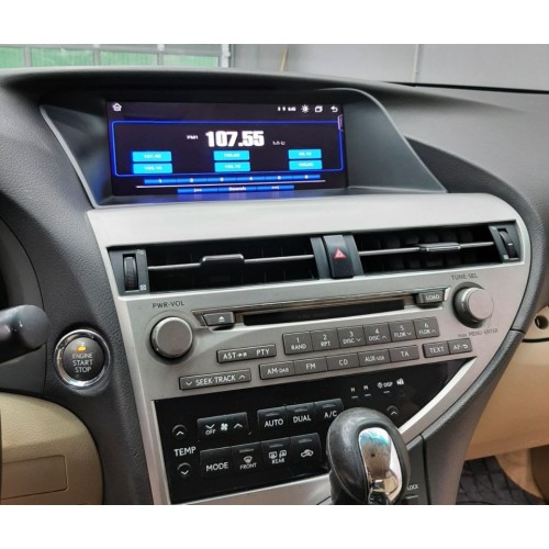 Монитор Штатная магнитола 8/128 ГБ RDL-LEX-RX LOW для Lexus RX (2009-2014) (вместо штатного монохромного монитора) на Android 10.0