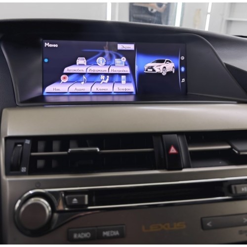 Штатная магнитола 8/128 ГБ RDL-LEX-RX High для Lexus RX 2009-2012 (для комплектаций с заводской навигацией) на Android 13.0