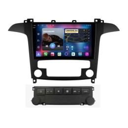 Магнитола Farcar BX3028M (S500 PLUS) для Ford S-MAX 2006-2015 климат+кнопки (экран 2K) на Android 12.0