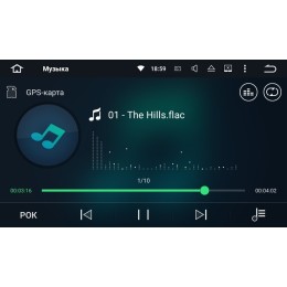 Штатная магнитола Ssangyong Actyon с 2012 года LeTrun 2440 Android 7.1.1 2Gb
