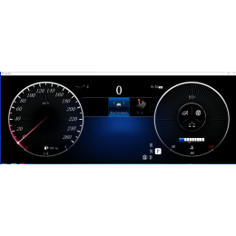Цифровая приборная ЖК панель для Mercedes-Benz E-класс 2010-2013 (W212) RDL-1317B