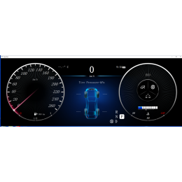 Цифровая приборная ЖК панель для Mercedes-Benz E-класс 2010-2013 (W212) RDL-1317B