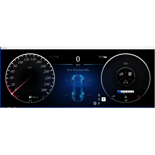 Цифровая приборная ЖК панель для Mercedes-Benz E-класс 2010-2013 (W212) RDL-1317B