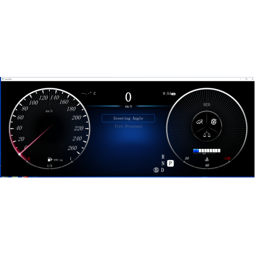 Цифровая приборная ЖК панель для Mercedes-Benz C-класс/GLC 2015-2018 (W205/W253) RDL-1301