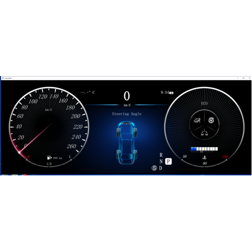 Цифровая приборная ЖК панель для Mercedes-Benz C-класс/GLC 2015-2018 (W205/W253) RDL-1301