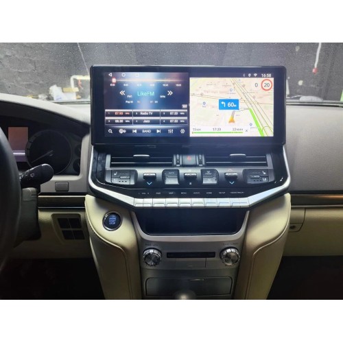 Штатная магнитола CarMedia ZH-T1604 для Toyota Land Cruiser 200 2015-2021 на Android 12.0
