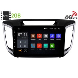 Штатная магнитола LeTrun 1857 Hyundai Creta Android 6.0.1 10 дюймов (4G LTE 2GB)