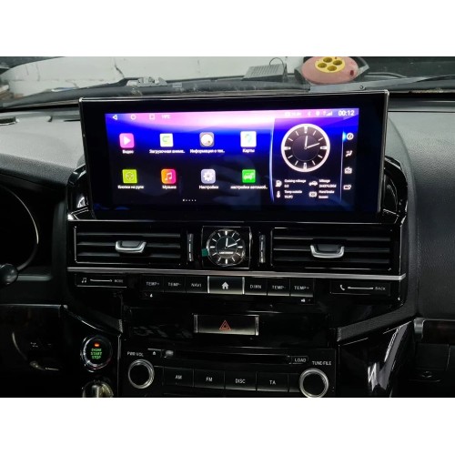 Штатная магнитола CarMedia ZH-T1201 для Toyota Land Cruiser 200 2007-2015 low на Android 13.0