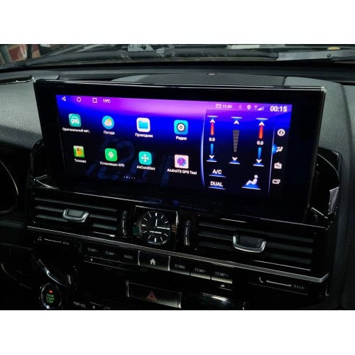 Штатная магнитола CarMedia ZH-T1206X для Toyota Land Cruiser 200 2007-2015 top на Android 12.0