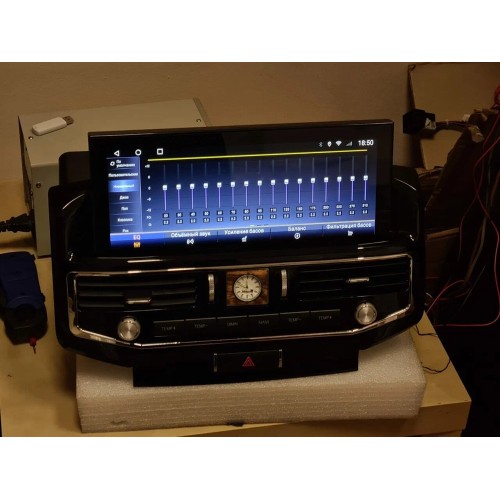 Штатная магнитола CarMedia KP-T1206 для Toyota Land Cruiser 200 2007-2015 top на Android 10.0