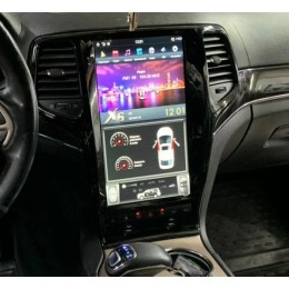 CarMedia ZF-1827B-DSP Tesla-Style для JEEP GRAND CHEROKEE 2010-2013 (Черная) на Android 9.0