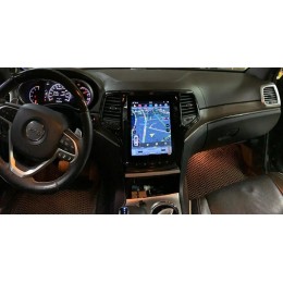 CarMedia ZF-1217B-DSP Tesla-Style для Jeep Grand Cherokee 2013+ (рамка цвет: черная) на Android 9.0