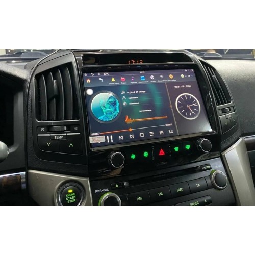 Магнитола Тесла CarMedia ZF-6025H-DSP Tesla-Style для Toyota Land Cruiser 200 2007-2015 на Android 9.0