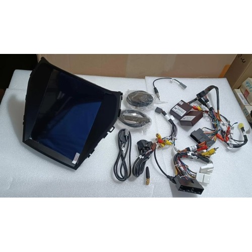 Магнитола Тесла CarMedia ZF-1157-Q6 Tesla-Style для Hyundai Santa Fe III 2012-2019 на Android 11.0