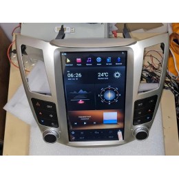 CarMedia ZF-1278S-GE Tesla-Style для Lexus RX 2004-2008 (цвет панелей -серый) на Android 11.0