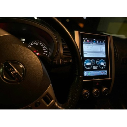 Магнитола Тесла CarMedia ZF-1008-Q6 Tesla-Style для Nissan X-Trail II (T31) 2007-2014 на Android 11.0