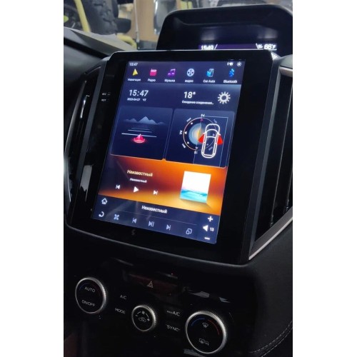Магнитола Тесла CarMedia ZF-1176-Q6 Tesla-Style для Subaru XV II 2018-2019 на Android 11.0