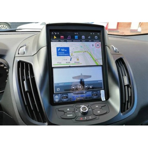 Магнитола Тесла CarMedia ZF-1002-Q6 Tesla-Style для Ford Kuga 2013 - 2019 на Android 11.0