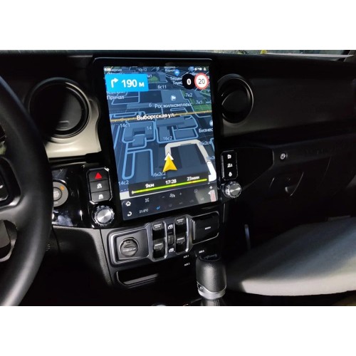 Магнитола Тесла CarMedia ZF-1315-Q6 Tesla-Style для Jeep Wrangler IV (JL) 2018-2023 на Android 11.0