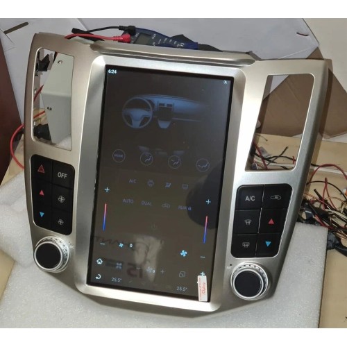 Магнитола Тесла CarMedia ZF-1278W-Q6 Tesla-Style для Lexus RX II 300, RX II 330, RX II 350 2003-2009 на Android 11.0