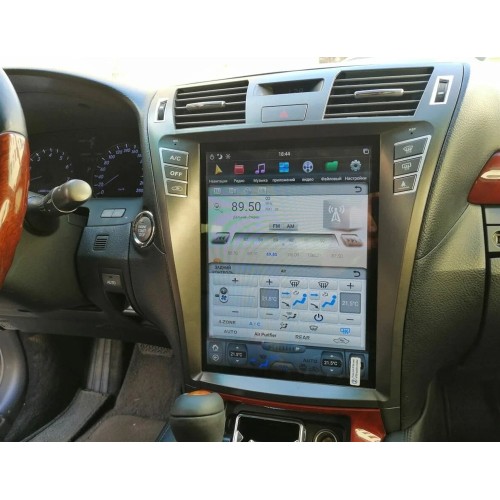 Магнитола Тесла CarMedia ZF-1303Н-Q6 Tesla-Style для Lexus LS 460 2007-2012 (High) на Android 11.0