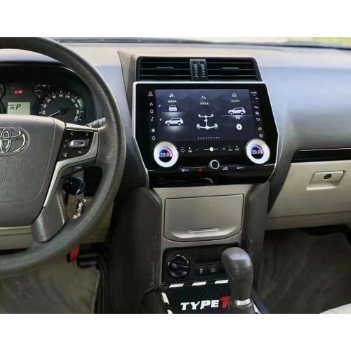 Магнитола Тесла CarMedia ZF-3009L-Q6 Tesla-Style для Toyota Land Cruiser Prado 150 2009-2014 на Android 11.0