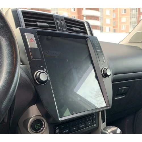 Магнитола Тесла CarMedia ZF-1215-Q6 Tesla-Style для Toyota Land Cruiser Prado 150 2013-2016 на Android 11.0