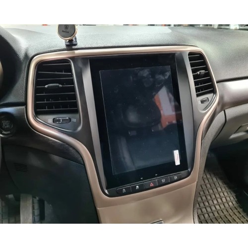 Магнитола Тесла CarMedia ZF-1217B-Q6 для Jeep Grand Cherokee 2013+ (рамка цвет: черная) на Android 11.0