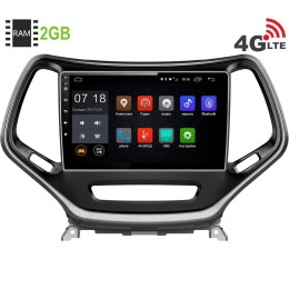 Штатная магнитола LeTrun 1880 Jeep Cherokee 2014+ Android 6.0.1 10 дюймов (4G LTE 2GB)
