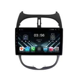 Штатная магнитола Farcar DX778M для Peugeot 206 1998-2012 на Android 13.0