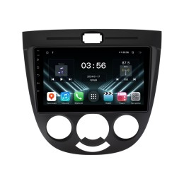 Автомагнитола Farcar DX3038M черная кондей для Chevrolet Lacetti хэтчбек 2004-2013 на Android 13.0