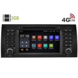 Штатная магнитола LeTrun 1475 BMW 5 E39 (1995-2003) / 7 E38 (1995-2001) / X5 E53 (1999-2006) Android 6.0.1 7 дюймов (4G LTE 2GB)