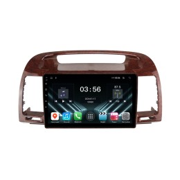 Штатная магнитола Farcar DX3020M для Toyota Camry V30 2001-2006 дерево на Android 13.0