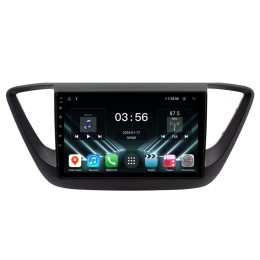 Штатная магнитола Farcar DX766M для Hyundai Solaris II 2017-2020 черная на Android 13.0