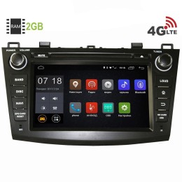 Штатная магнитола LeTrun 1614 Mazda 3 2010+ 6.0.1 8 дюймов (4G LTE 2GB)