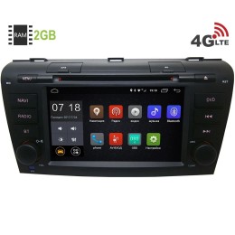 Штатная магнитола LeTrun 1660 Mazda 3 2003-2009 6.0.1 7 дюймов (4G LTE 2GB)