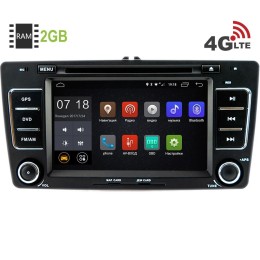 Штатная магнитола LeTrun 1770 Skoda Octavia, Yeti 6.0.1 7 дюймов (4G LTE 2GB)
