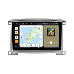 Штатная магнитола Wide Media MT108QT PRO для Toyota Land Cruiser 100 2002-2007 на Android 10.0